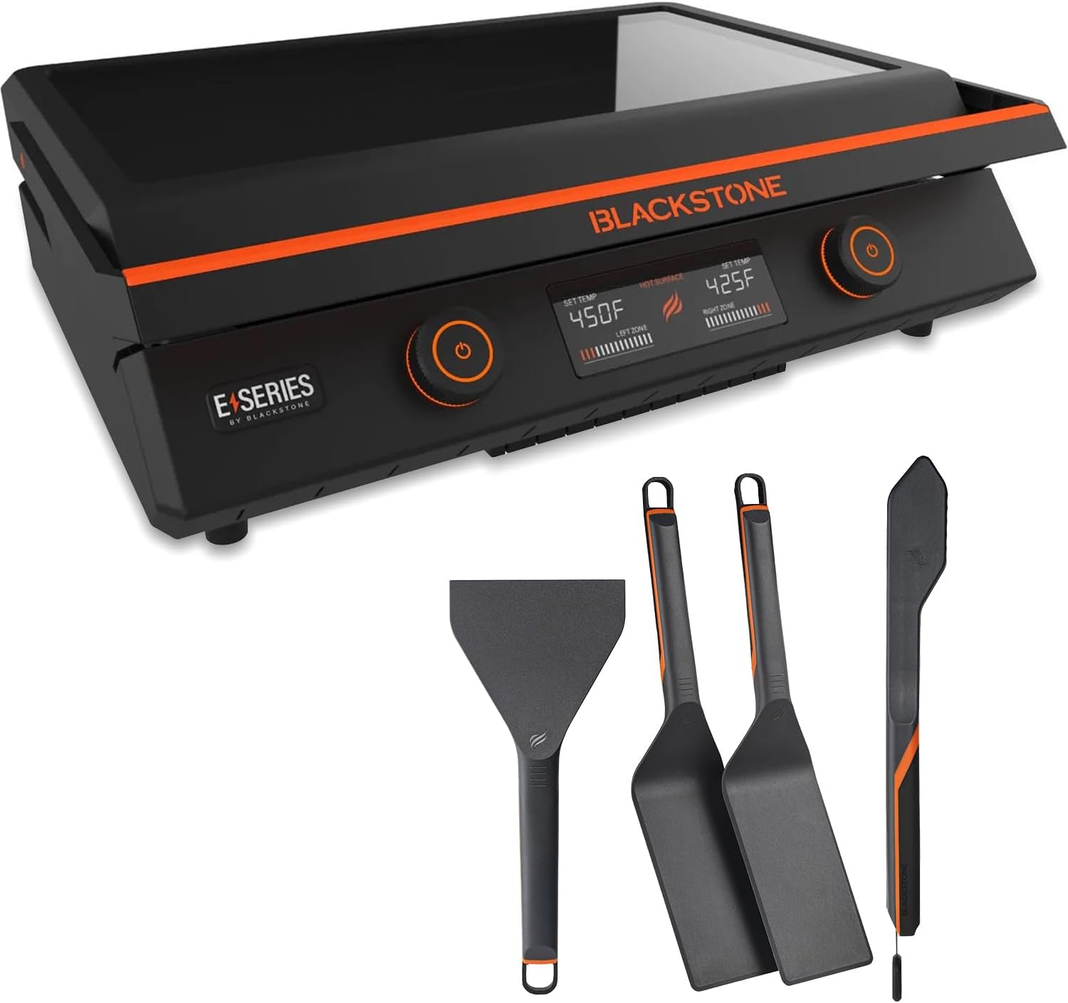 22 Inch Electric Griddle Nonstick with Lid  8001 E-Series Tabletop Large Griddle By Blackstone with Blackstone Griddle Accessories For Indoor and Outdoor Use