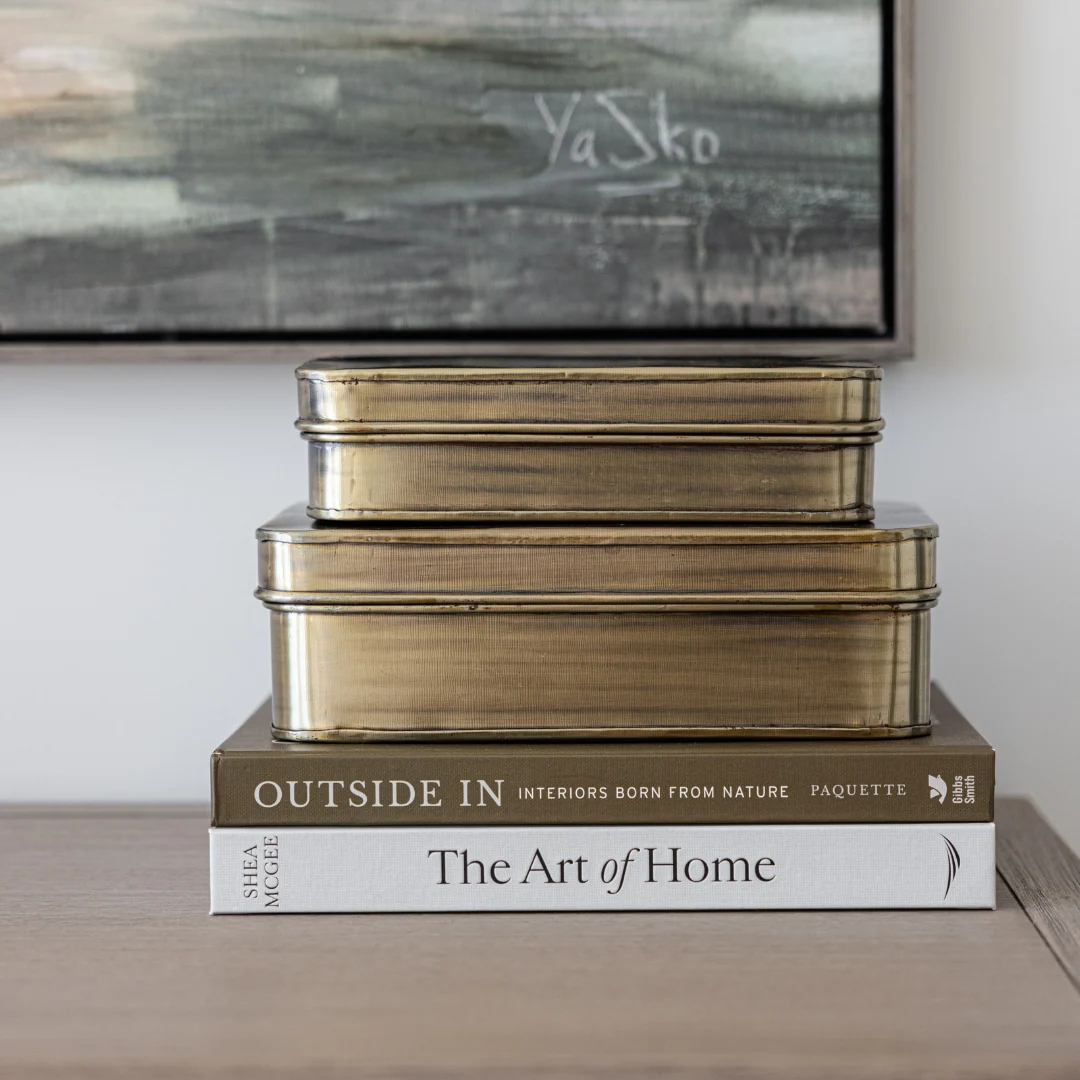 Decorative Brushed Bronze Boxes