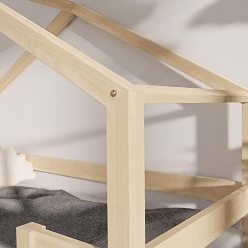 Benlemi Letto per bambini Lucky 120 x 180 Blu marino : Prima infanzia