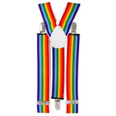 Clown Suspenders Rainbow 1290C