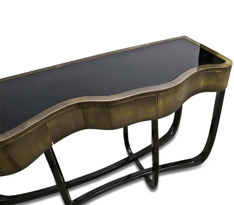 Sinuous Patina Console