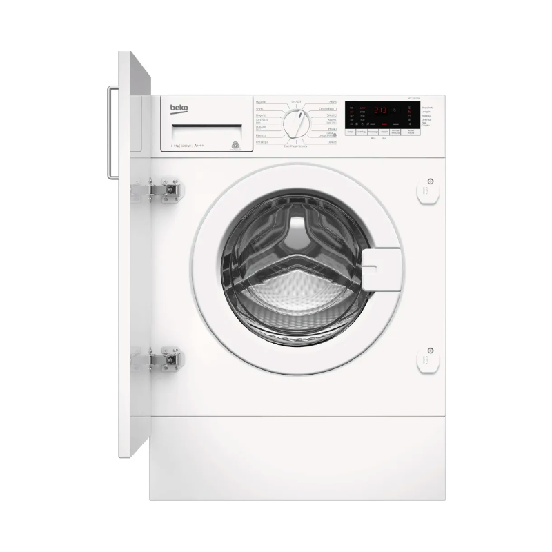 Beko WIT8A4BW - Lavatrice da Incasso Scomparsa totale 8 Kg 1400 giri/min Classe A