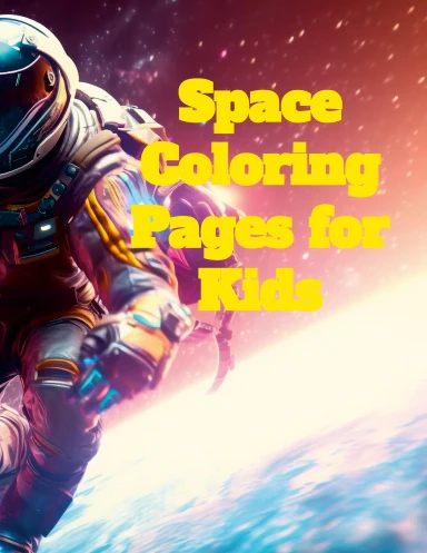 KIDS SPACE COLOURING BOOK