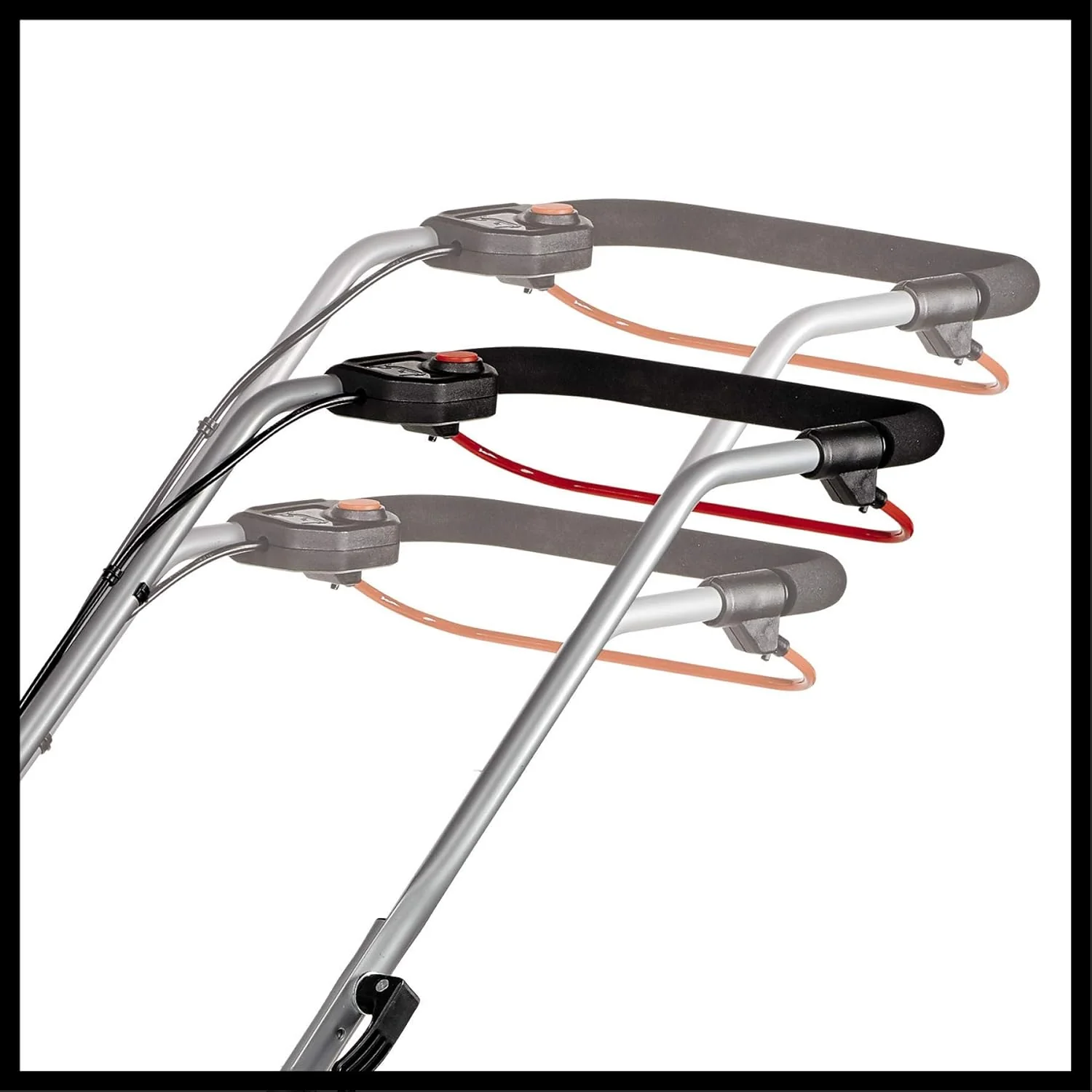 Einhell Akku-Rasenmher GE-CM 18/33 Li Kit Power X-Change (18 V, 33 cm Schnittbreite, bis 200 m, Brushless, 30L Fangkorb, 25-65 mm Schnitthhe, inkl. 4,0 Ah Akku + Ladegert)