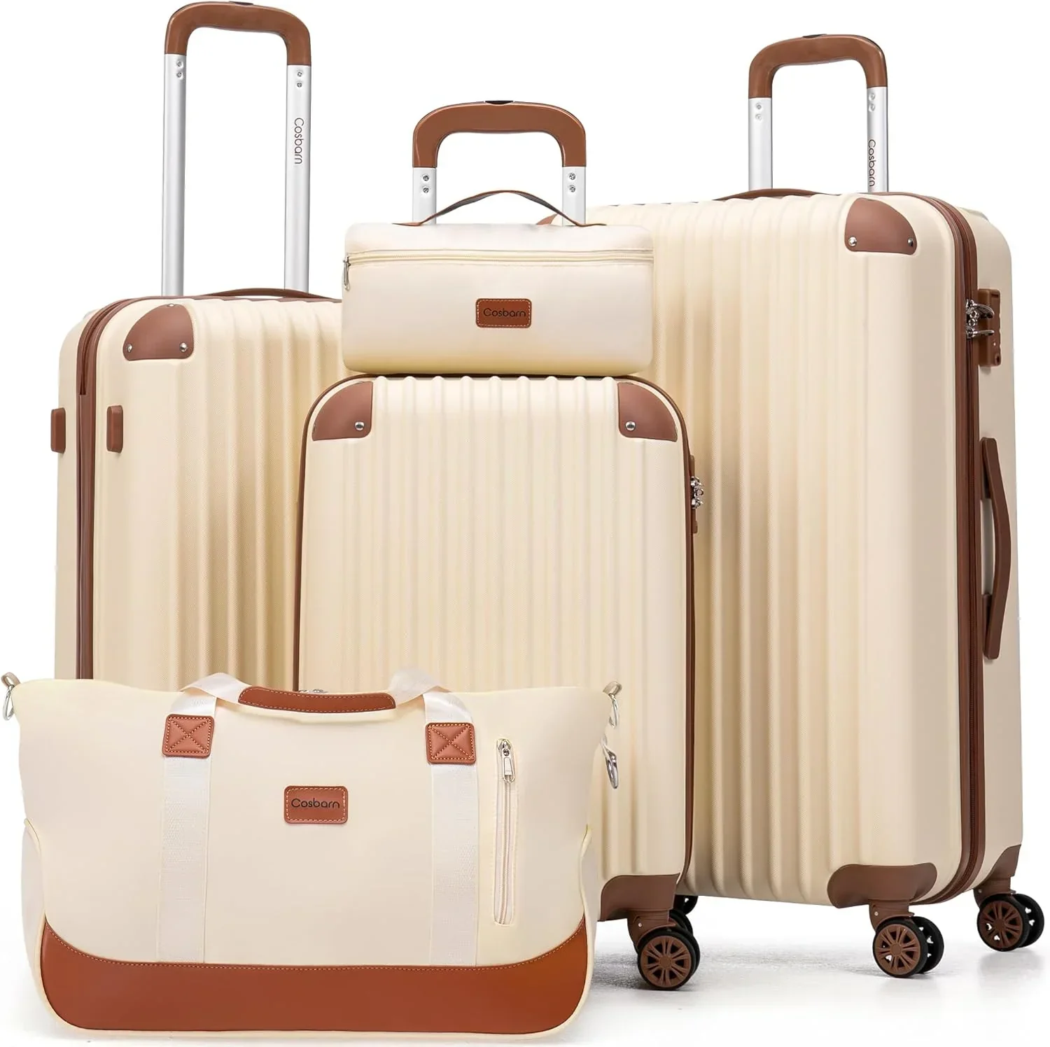 Luggage Sets 5 Piece Suitcases with Wheels Suitcase Set ABS Hard Case Luggage