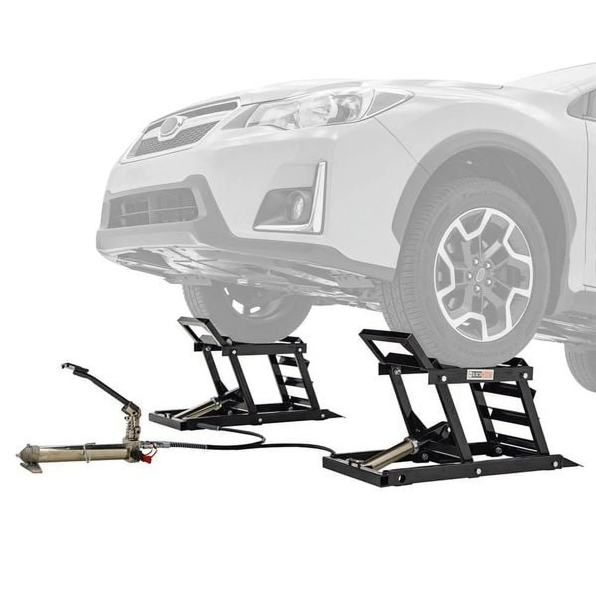 2025 Black Widow Hydraulic Car Lift with Ramp - 3,000 lb. per pair Capacity