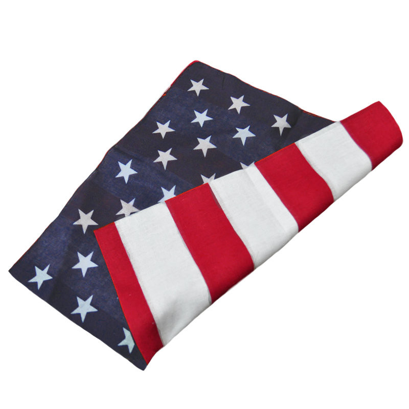 12 PACK American Flag Bandanna 22