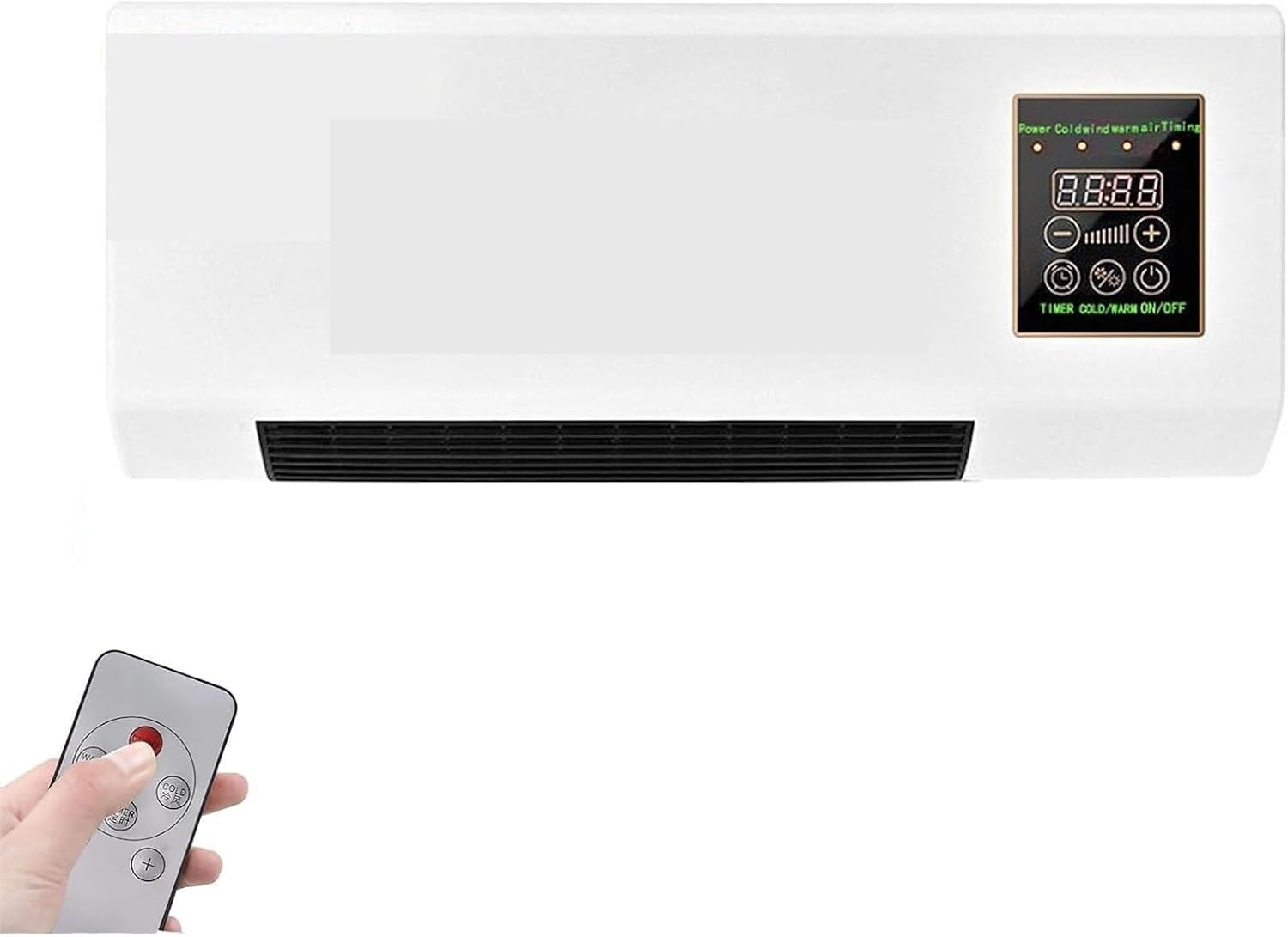 Leise Klimaanlage, Klimaanlage für Schlafzimmer, Heimbüro, flüsterleise Wand-/Tischmontage (D)