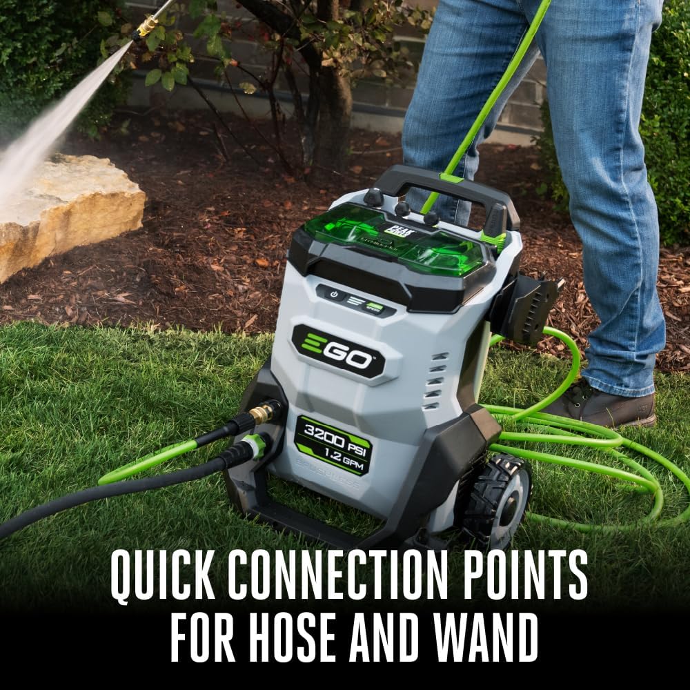 EGO Power+ Electric Pressure Washer  3200 PSI Power Washer  Battery and Charger Not Included - HPW3200