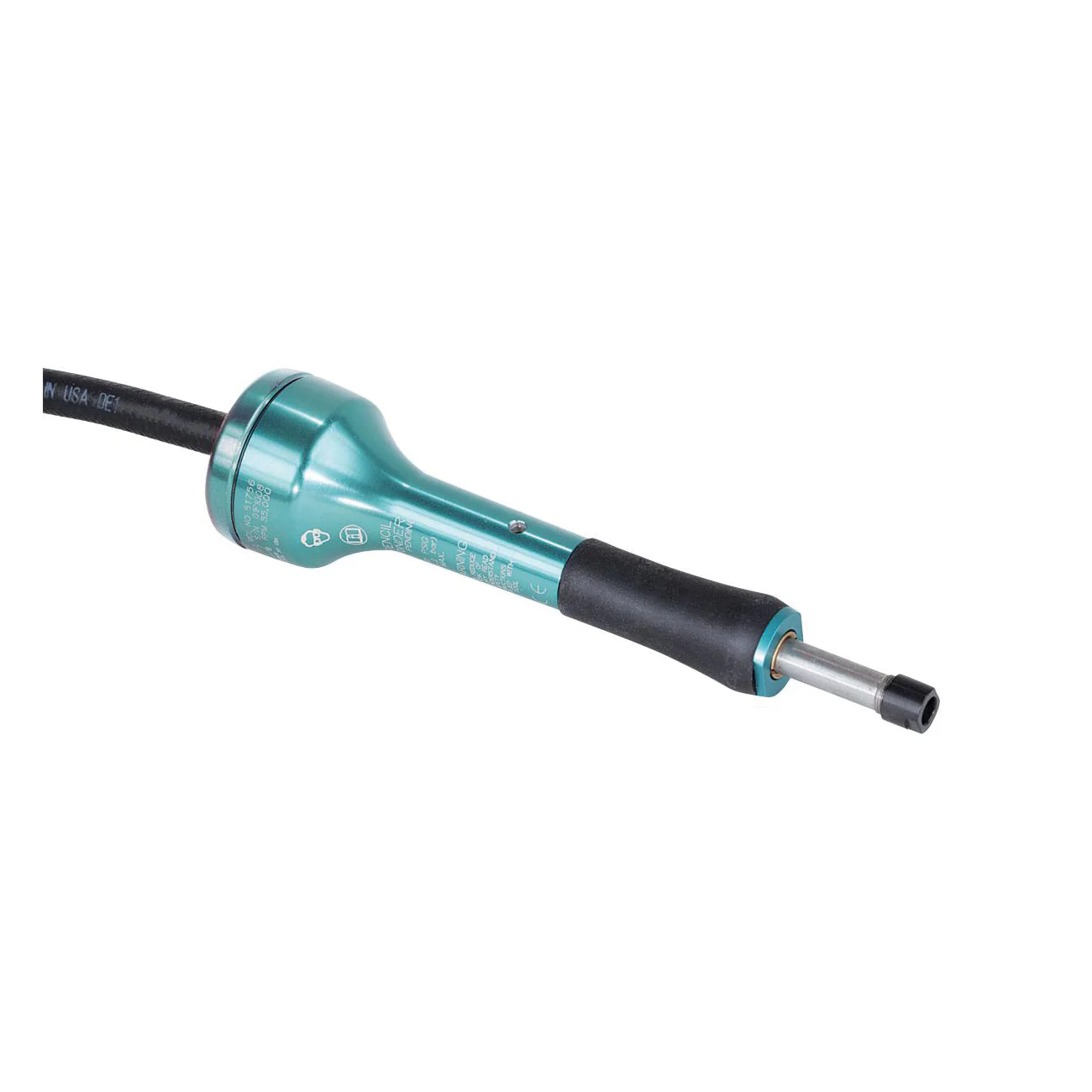 Dynabrade 51750  ~  .1 Hp Straight-Line Extension Pencil Grinder 60000 Rpm Turbine Air Motor Rear Exhaust 1/8 Inch Collet