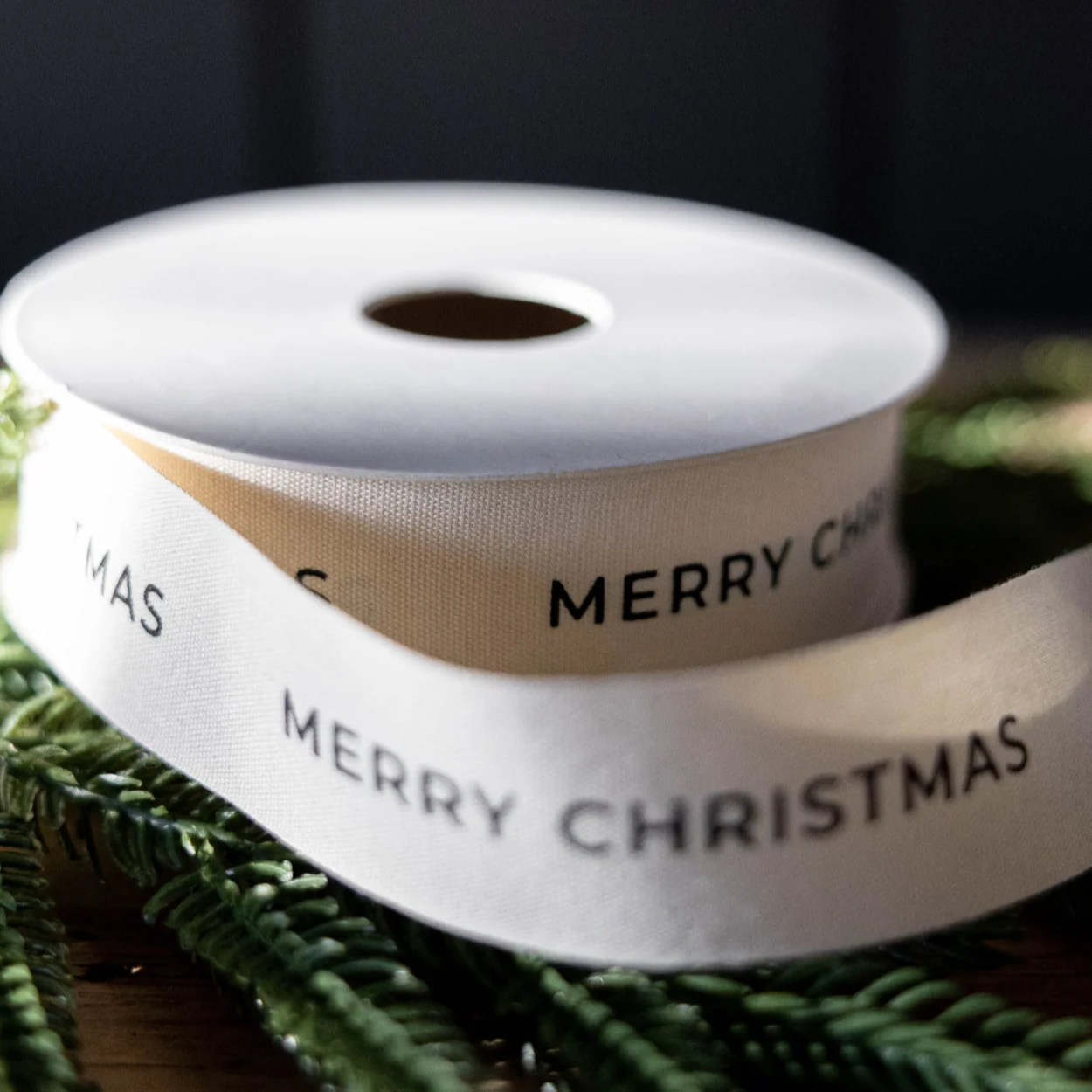 Merry Christmas Ribbon Holiday Decor
