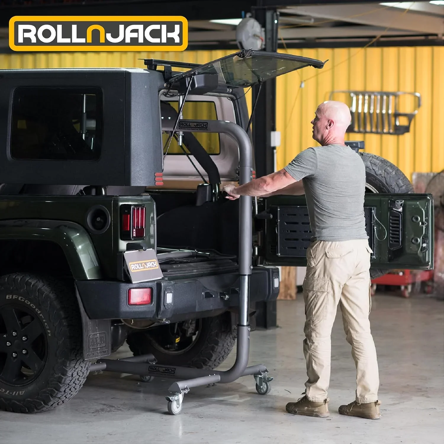 Hard Top Remover Lift for Jeep Wrangler, One-Person System