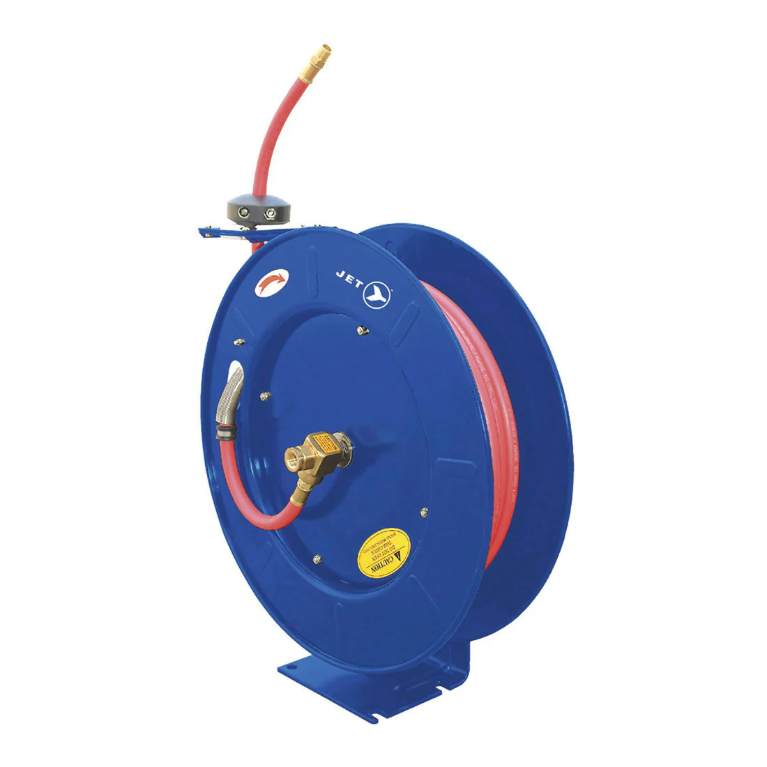 Jet AW1250  ~  1/2 Inch X 50' Retractable Air/Water Hose Reel Heavy Duty