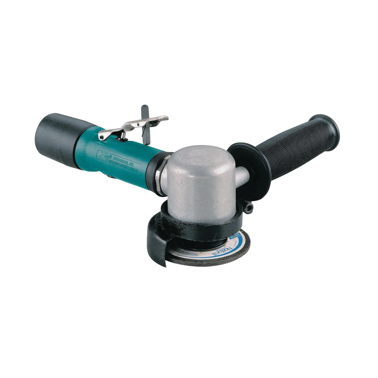 Dynabrade 57127  ~  3 Inch Diameter Right Angle Depressed Center Wheel Grinder .55 Hp 15000 Rpm Rear Exhaust 3/8 Inch-24 Spindle Thread