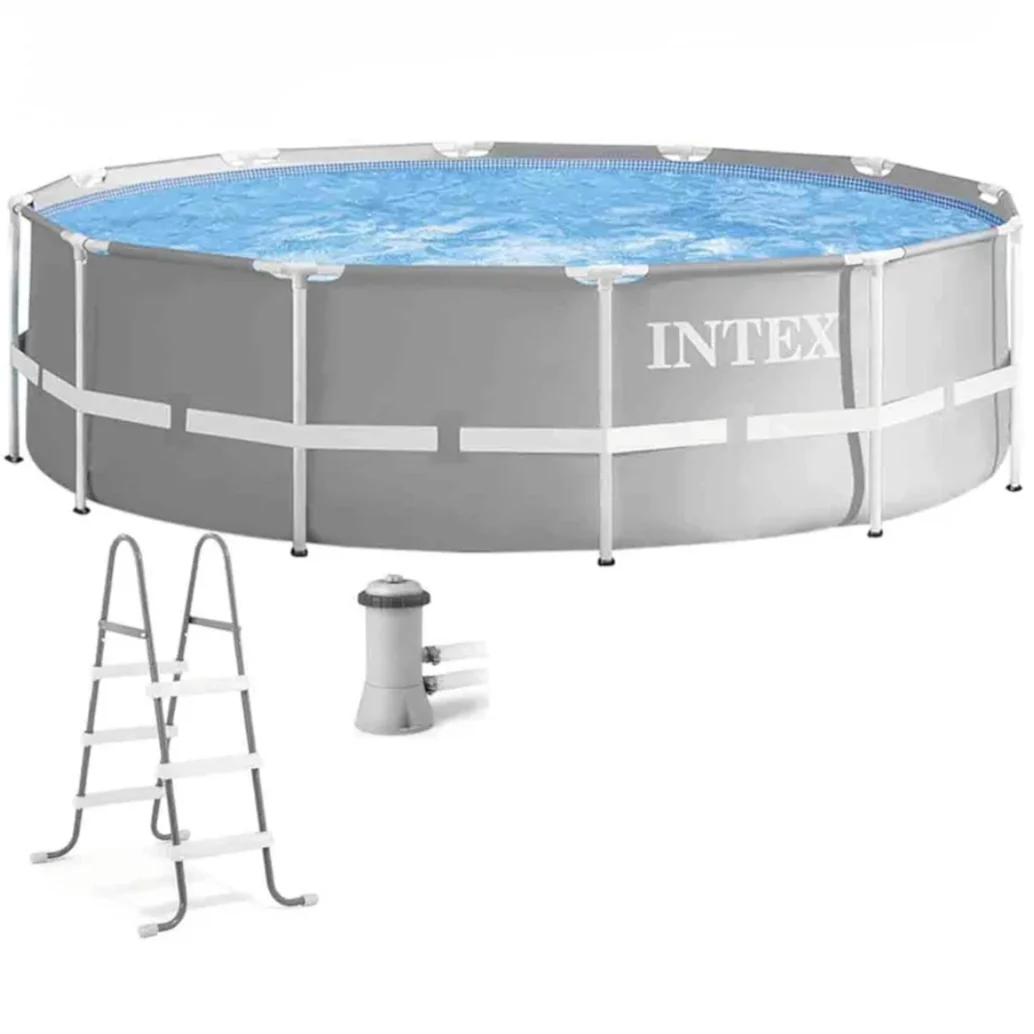 Intex Prism Frame Zwembad 12 voet x 39 inch (Inclusief Filter en Ladder)