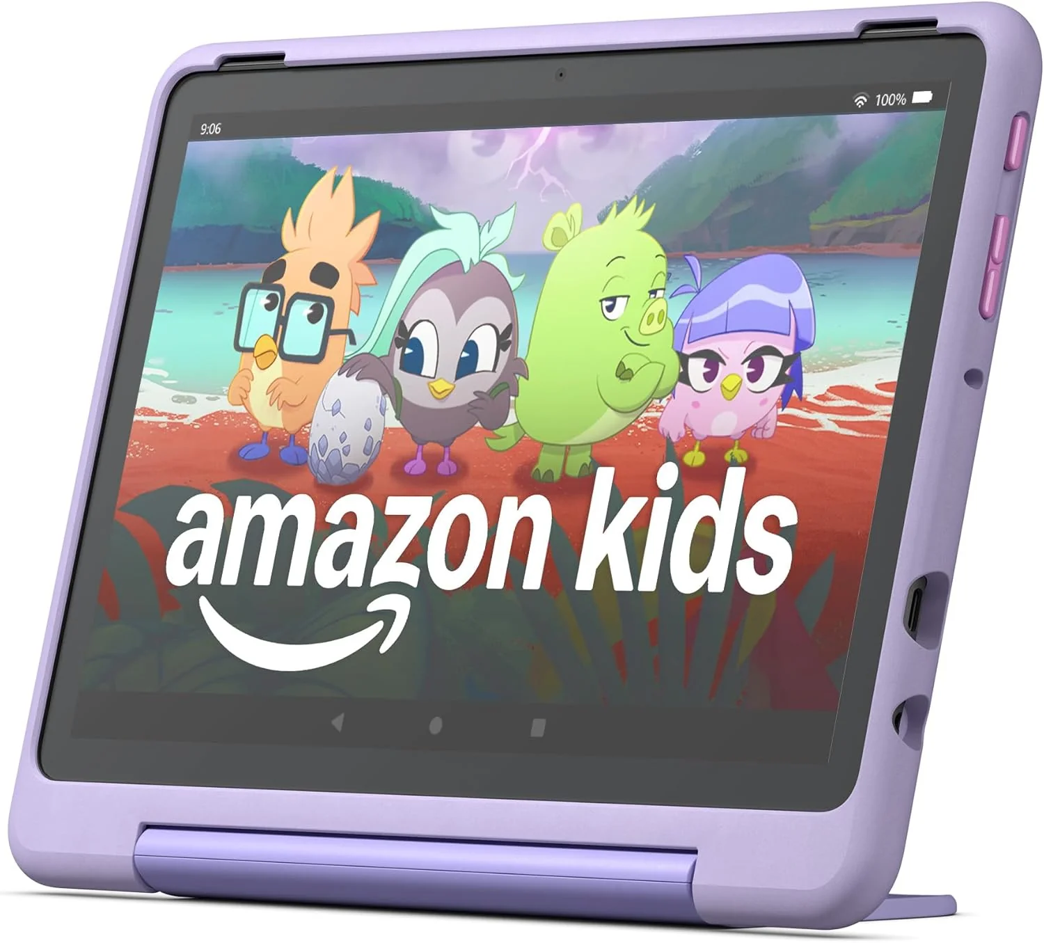 Amazon Fire HD 10 Kids Pro tablet, 6-12 éves korosztálynak. Élénk 10,1