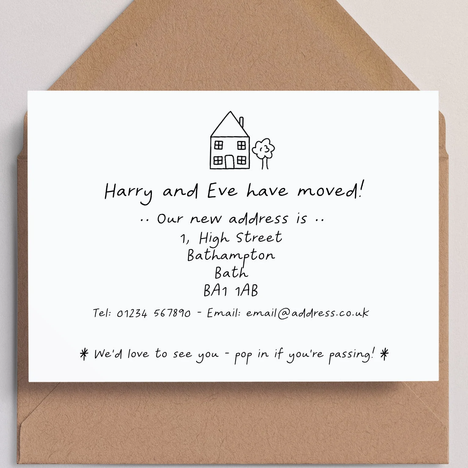 Have Moved! Change of Address Announcements - Moving Home Cards