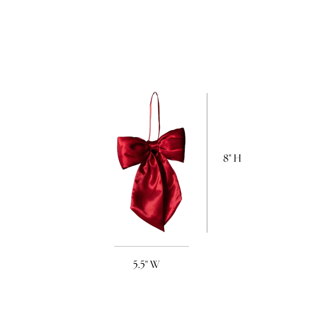 Red Satin Bows