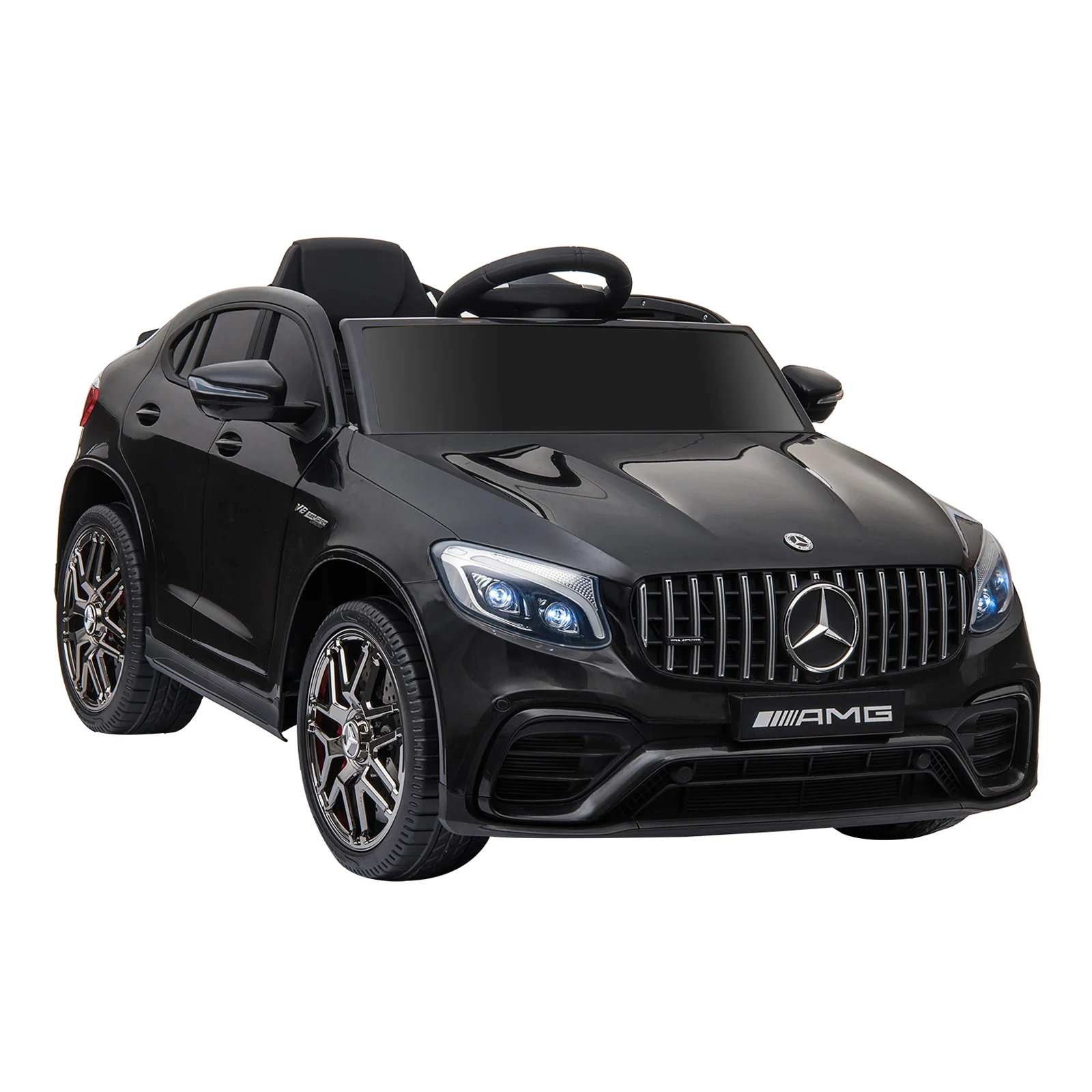 HOMCOM Kinder-Elektroauto Mercedes-Benz AMG mit Fernbedienung & Musik