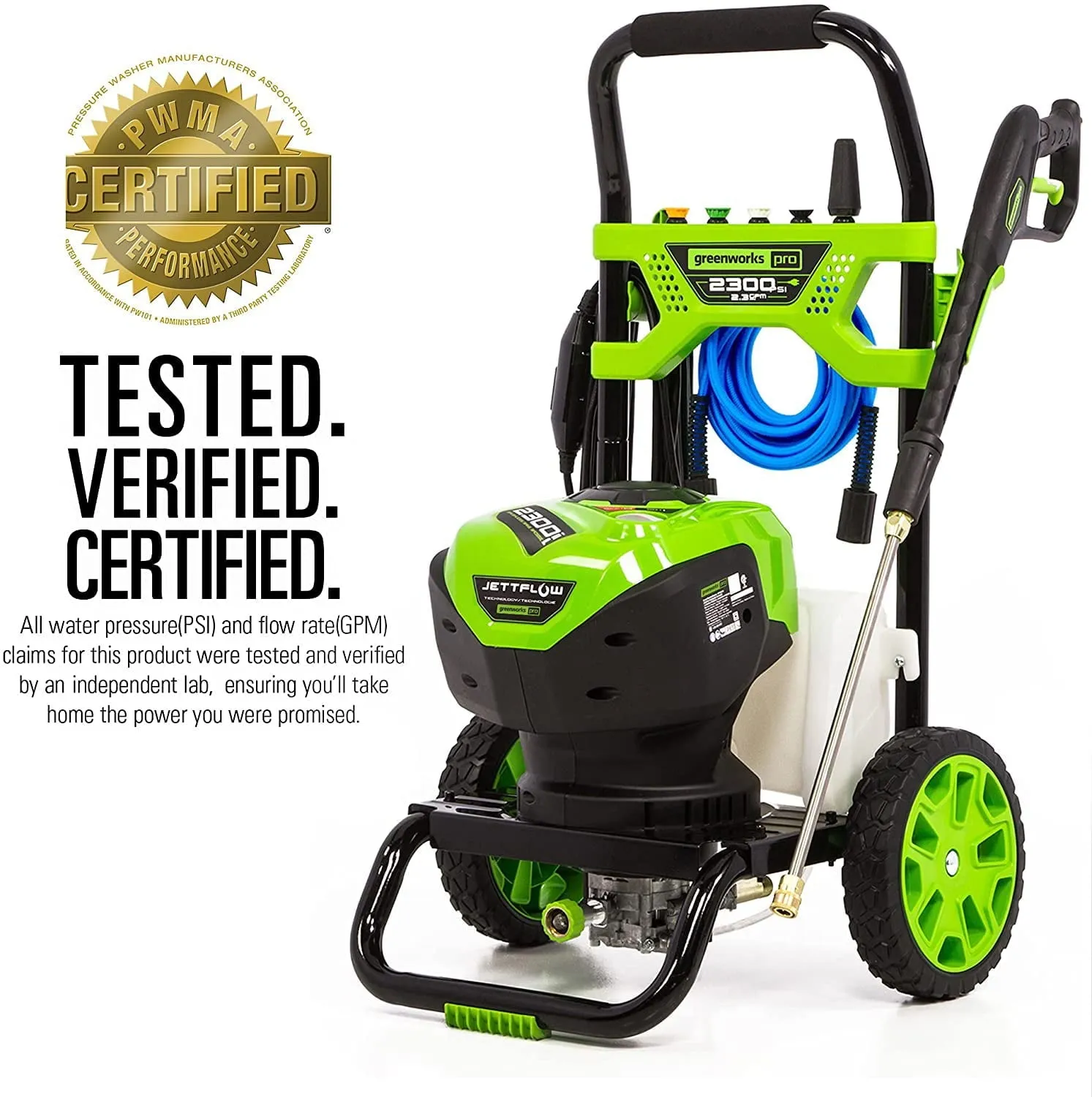 2300-PSI 14 Amp 2.3-GPM Brushless Pressure Washer