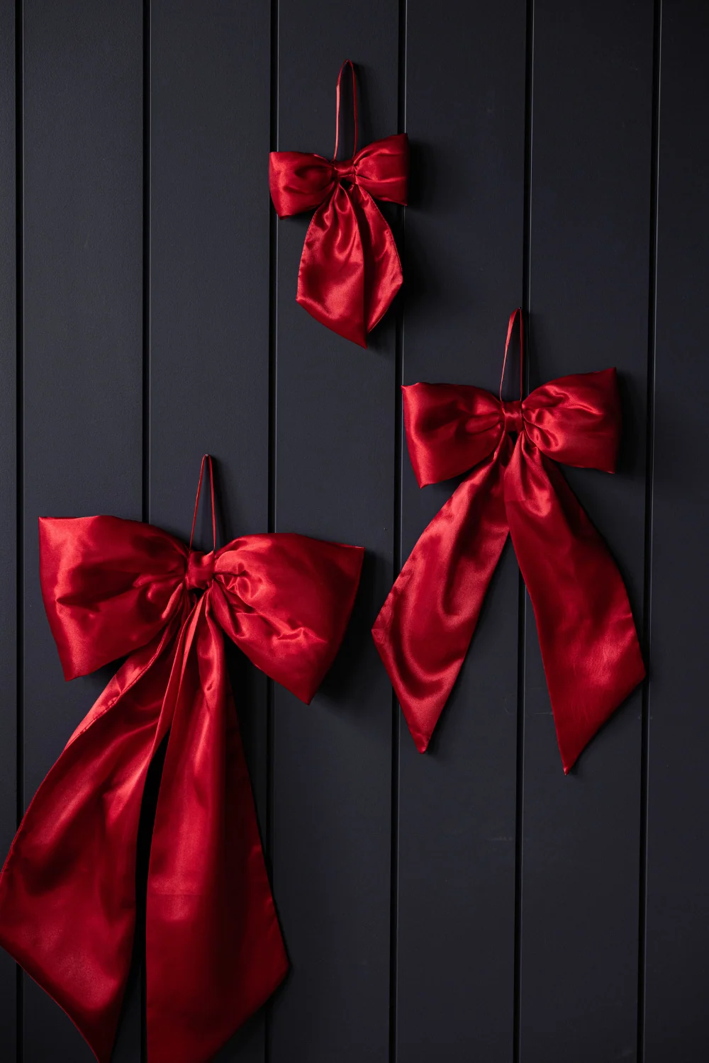 Red Satin Bows