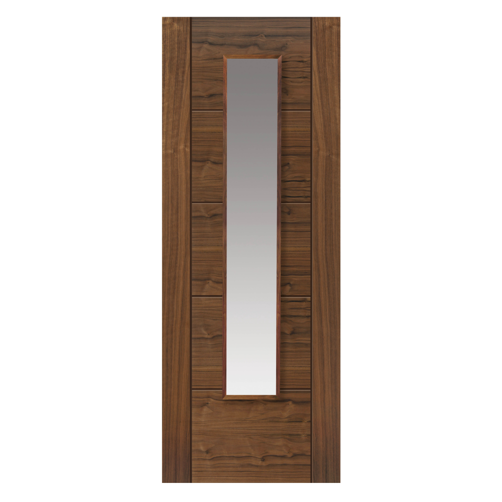 J B Kind Emral Walnut Glazed Internal Door