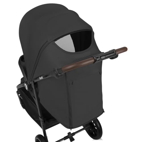 LIONELO EMMA ONE Passeggino Bambini fino a 22 kg da 6 mesi a 4 anni Ruote Piroettanti 360° Sospensione Completa Pieghevole con Una Sola Mano Schienale e Poggiapiedi Regolabili Tettuccio XXL UPF50  : Prima infanzia