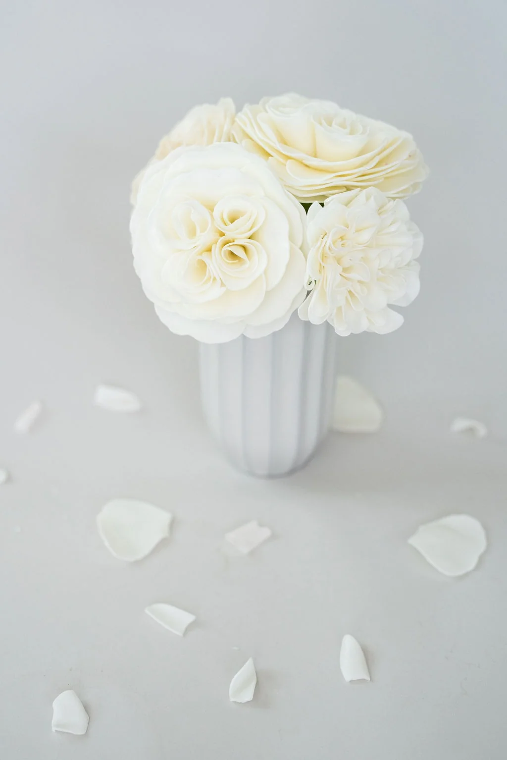 Sky Rose Soap Flower