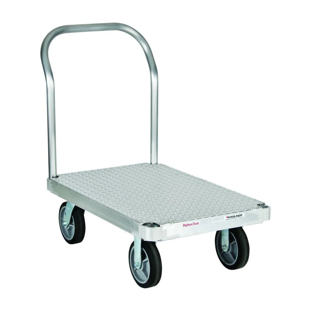 76 cm x 152 cm Aluminium Platformwagen met Profielvloer