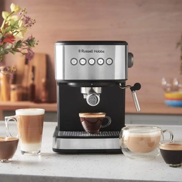 Russell Hobbs Everyday Espresso Pumped and Pod Coffee Maker - Black | 28700