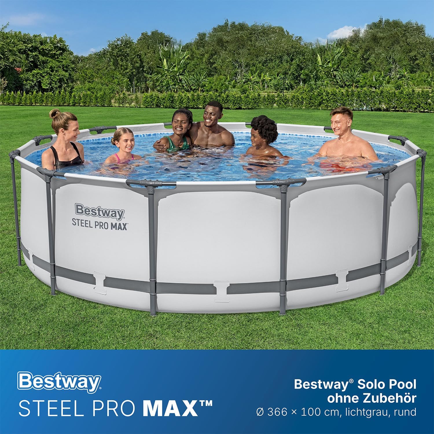 Bestway Steel Pro Max 5616B-7 Aufstellpool 366 x 100 cm