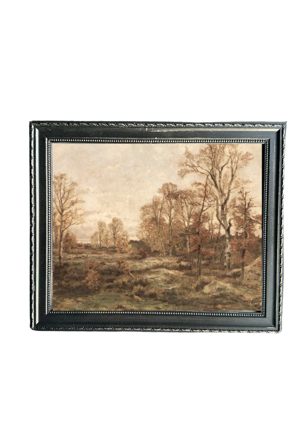 Fall Landscape | French Country Black Mould Framed Art