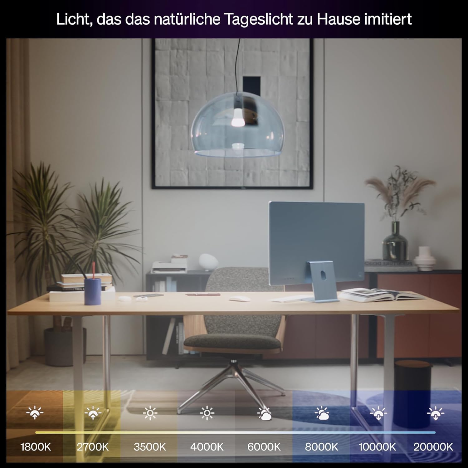 Hue Bundle – 4 x weiße Ambiance 1600 A67 E27 Smart-Leuchtmittel, extra hell, dimmbar, warmes bis kühles Licht, App- und Sprachsteuerung, funktioniert mit Alexa, Google Home und HomeKit