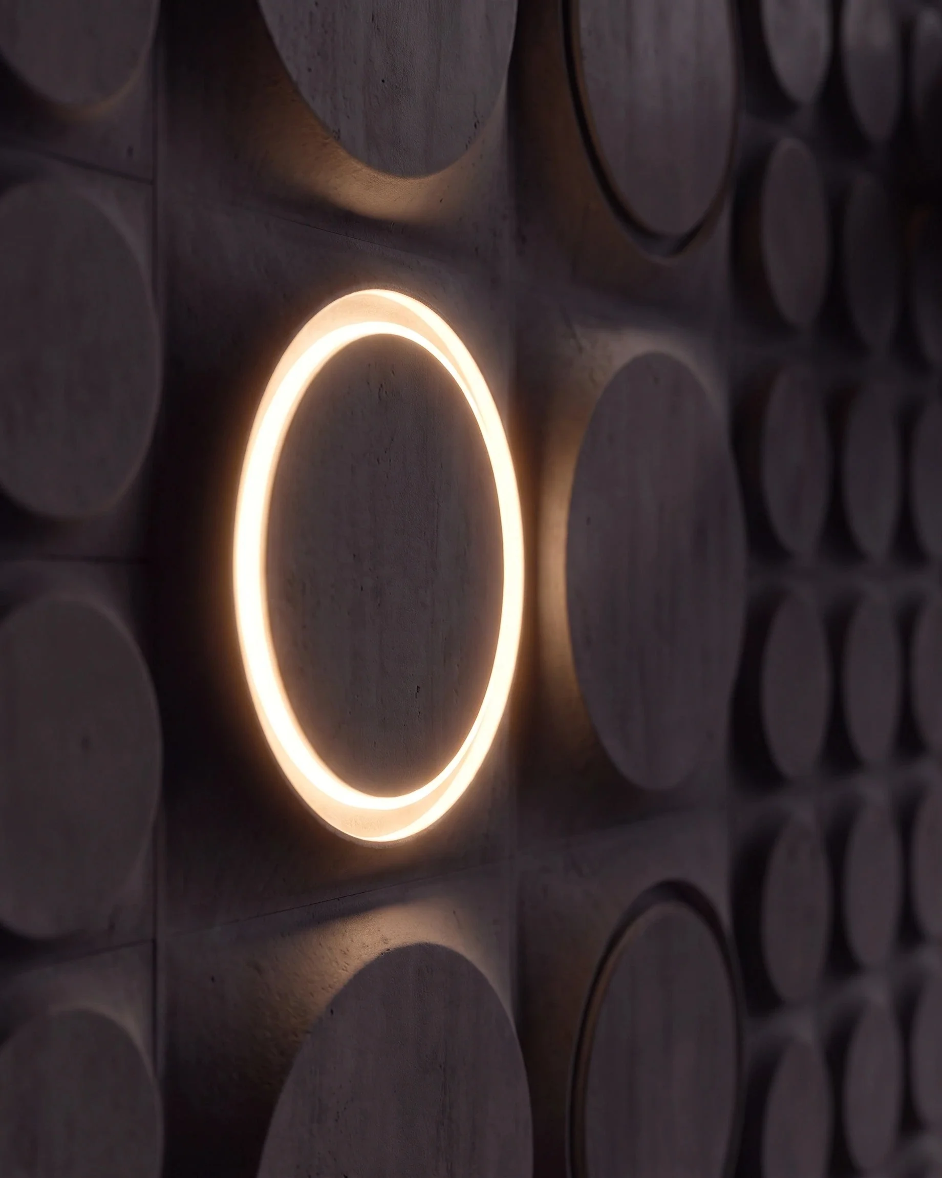 GYPSUM 3D WALL PANEL | COSMIC 0012 + LED LARGE
