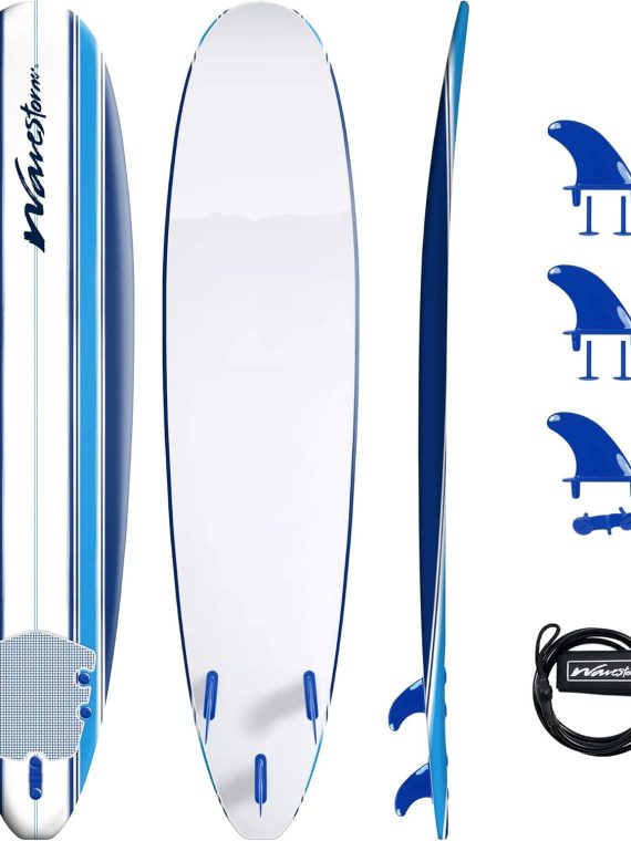 2025 Wavestorm 8ft Classic Longboard Surfboard