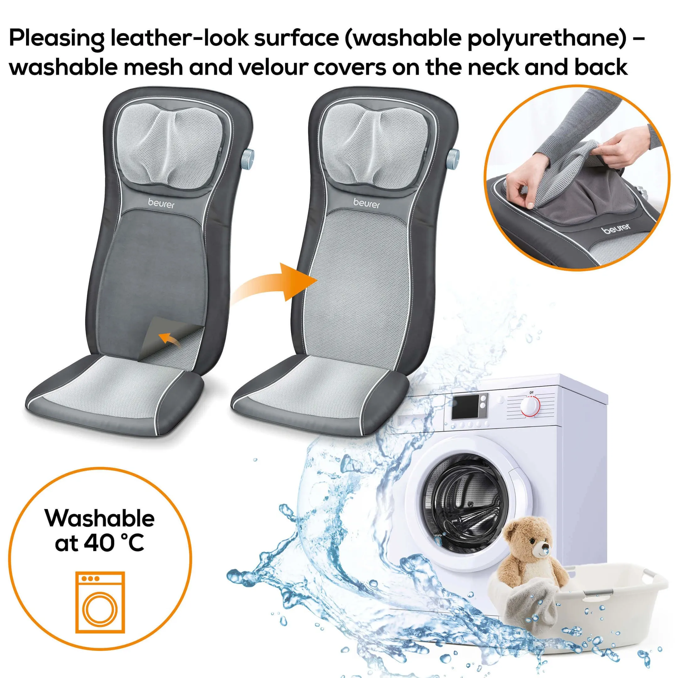 Beurer Massagestoel MG 260 HD-2-in-1