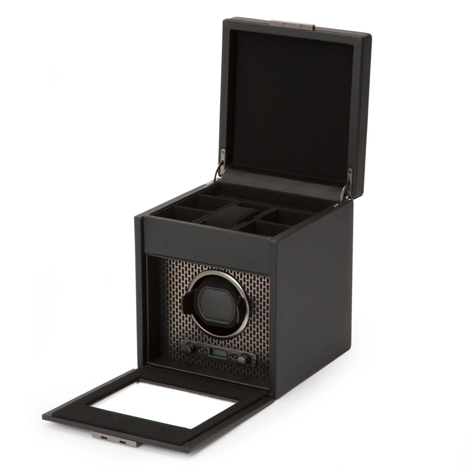 Axis Single Winder With Storage, Black
