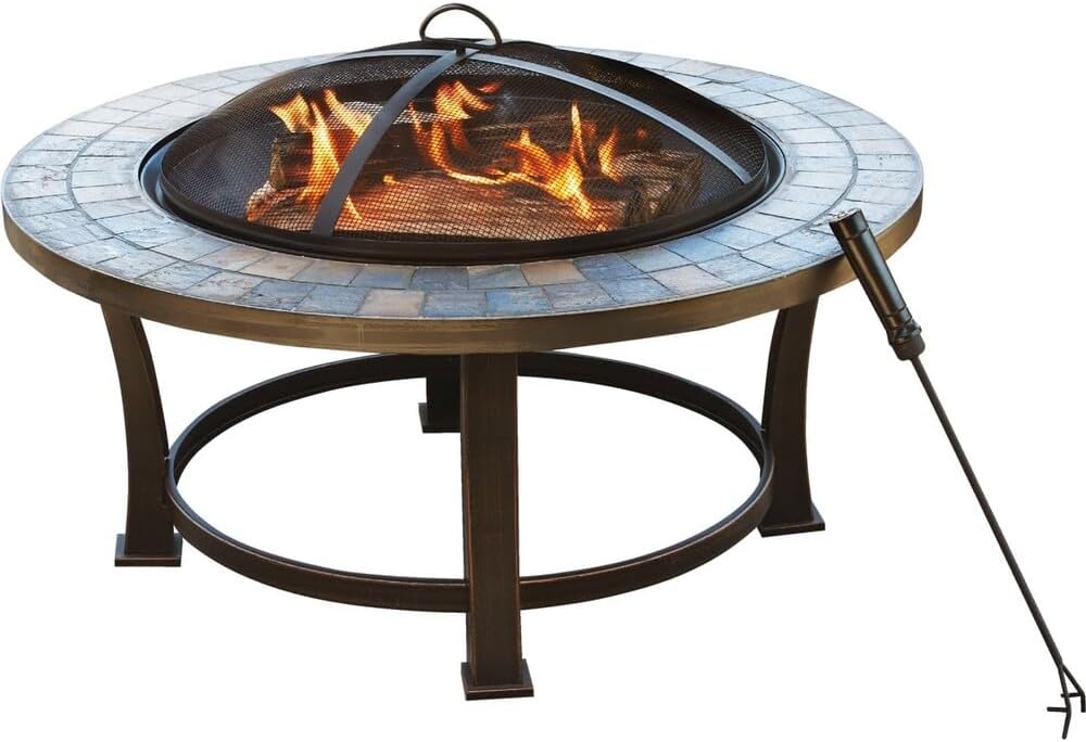DO IT BEST GS FTB51216 Outdoor Expressions Slate Fire Pit, 34