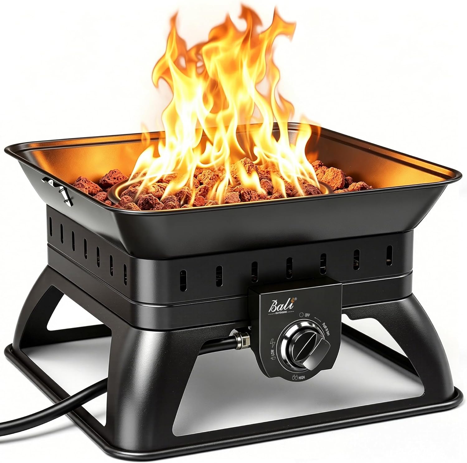 BALI OUTDOORS Propane Fire Pit Perfect for Camping Outdoor Fire Pit for Portable Firepits for Outside Outdoor Patio