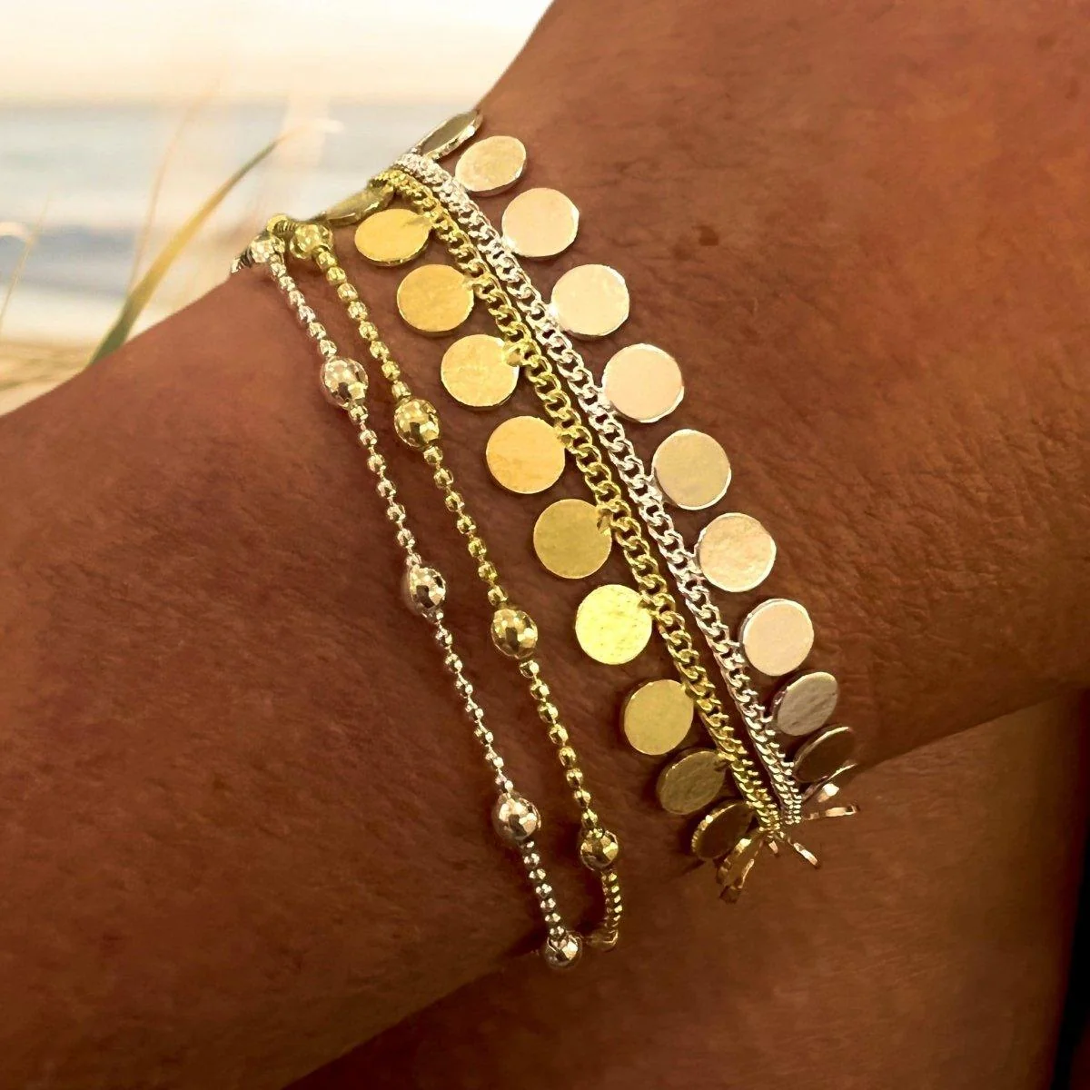 Laihas Bauble Sterling Silver Boho Bracelet