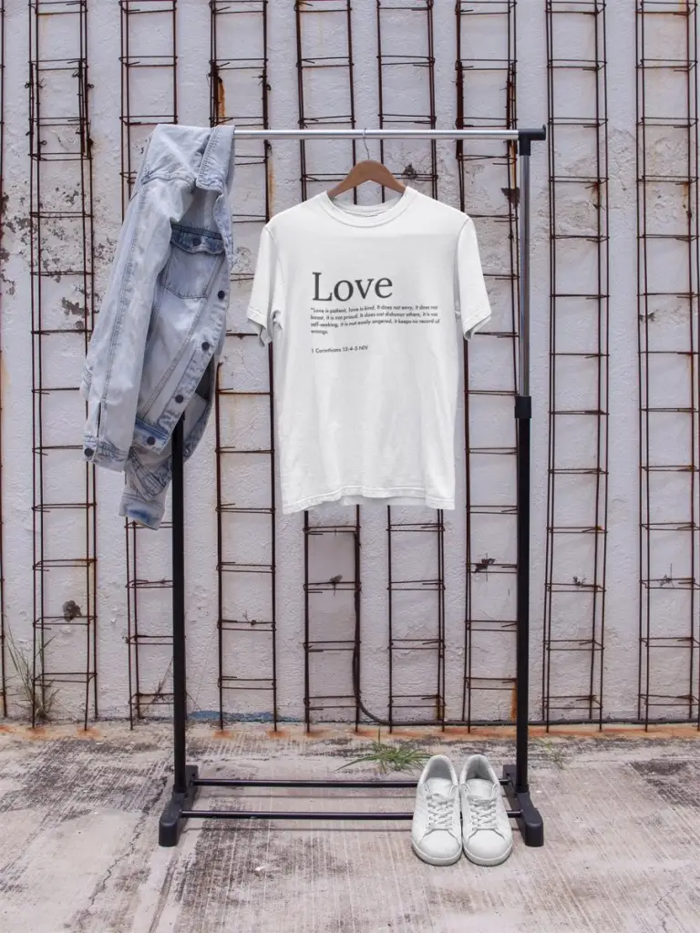 Love Christian Shirt | Cute & Inspirational Bible Tee| Trendy Tshirt for Gift and Church
