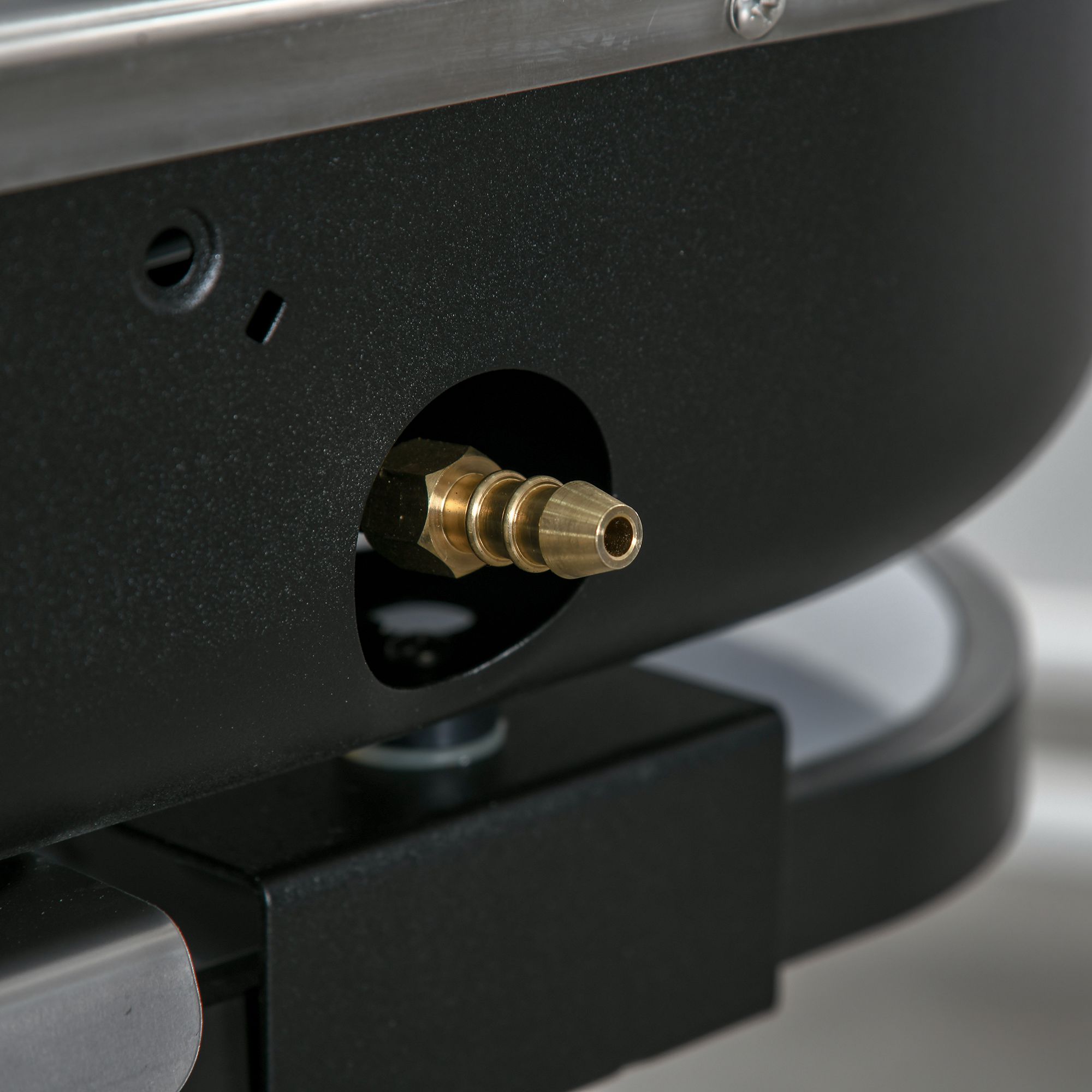 Outsunny Grillkar, inklapbaar, opbergrek, vetopvangbak, roestvrij, aluminium, 100 x 41,6 x 82,5 cm, zwart/zilver