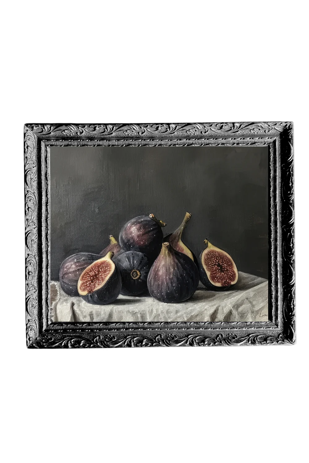 Seasonal Fig | French Country Black Framed Art