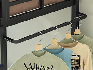 bunk bed with desk