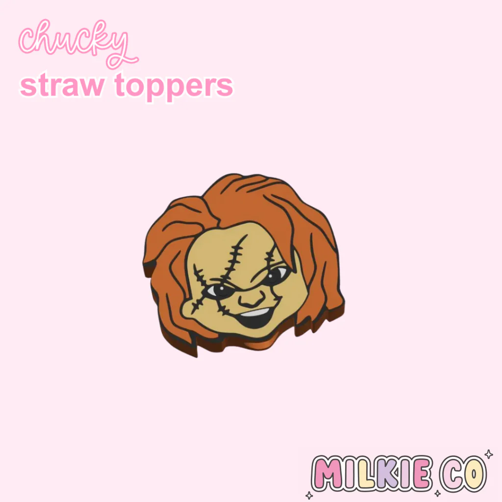 Chucky Straw Topper