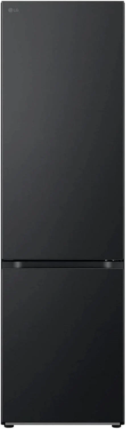 LG GBV22NCCEP Kühl-/Gefrierkombination – Smart Inverter Compressor, Total No Frost, Modern Flat Door Design, Matt Schwarz Metallic, Energieeffizienz A