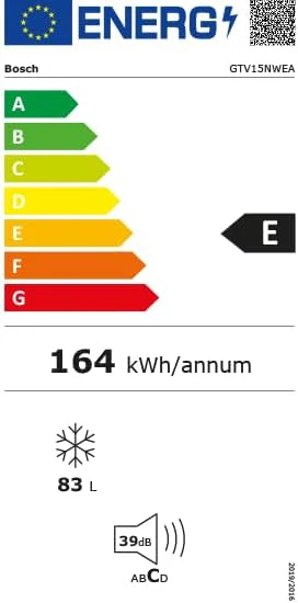 Bosch GIV11ADC0 Serie 6 Congelatore da incasso, 95 kWh, anno, 70 l, LowFrost, FreshSense, 72 x 56