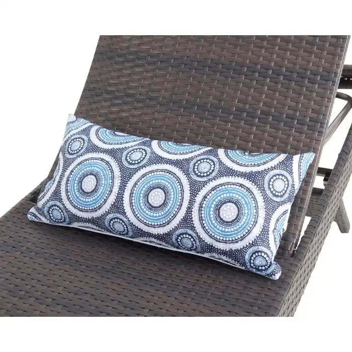 All Weather Wicker Chaise Lounge - Set of 2