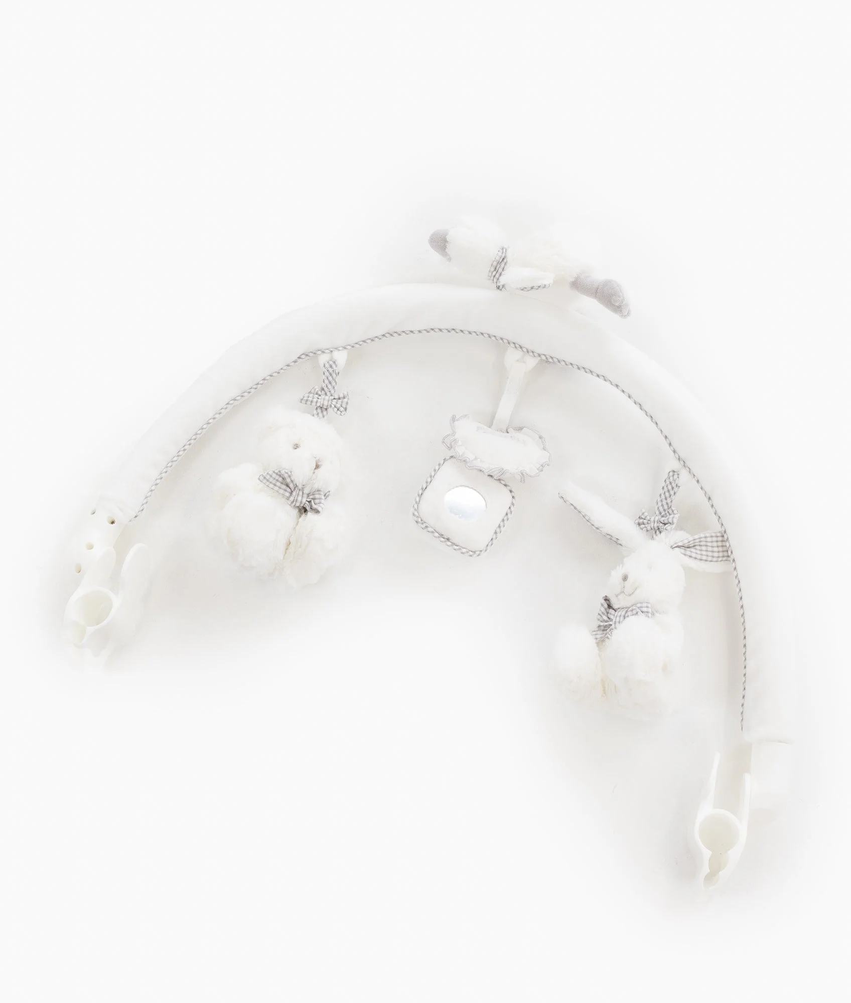 Portable Toy Arch | White & Grey