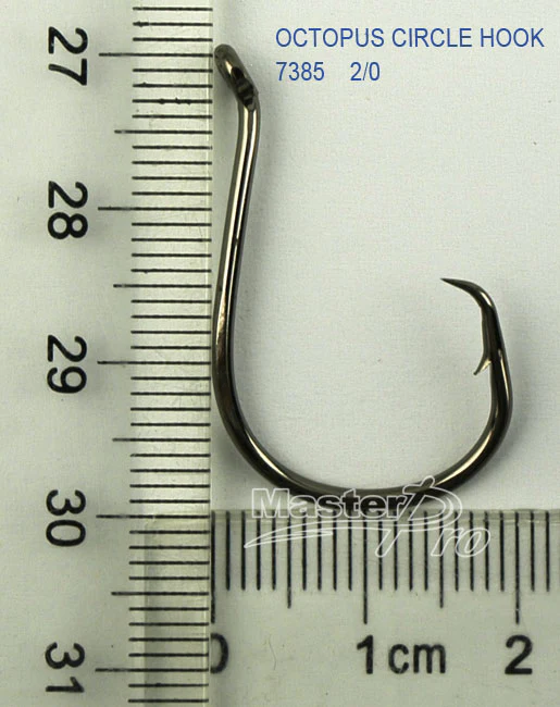 Masterpro 100pcs Octopus Circle Hooks 4 sizes 2/0-5/0 Fishing Tackle